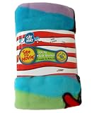 Dr. Seuss "Cat in the Hat" Luxury Plush Throw Blanket - Bedding