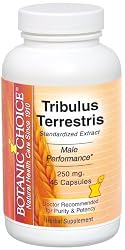 Botanic Choice Tribulus Terrestis 250 mg 90-Count Bottle (Pack of 5)