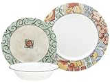Corelle Livingware 18-Piece Dinnerware Set, Service for 6, Watercolors