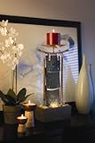 Meditation Natural Slate w/ Candle Table Water Fountain