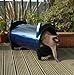 Pet Supplies : KatKabin Outdoor Cat House - DELUXE Kingfisher : Color DELUXE KINGFISHER