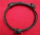 Genuine Elephant Hair Bracelet Jewelry 3 Knot