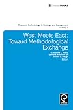 West meets east : toward methodological exchange