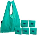 BAGGU Reusable Shopping Tote - 6-Pack,Pigment Green,one size