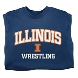 J. America Illinois Wrestling Basic Navy T-Shirt