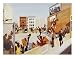 Piedmont Court by Ernest Watson. CANVAS ROLLED. 12.74 inches width by 9.69 inches height. Highest Quality Art Poster Print