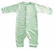 Tadpoles Organic Double Knit Cotton Footless Snap Front Romper, Sage, 0-3 Months Tadpoles Organic Double Knit Cotton Footless Snap Front Romper, Sage, 0-3 Months