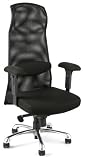 ITALMODERN Morgan High Back Mesh Office Chair, Black