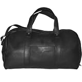NCAA South Carolina Gamecocks Black Leather Corey Duffel Bag