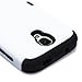 Galaxy S4 Case, MagicMobile® Hybrid Impact Shockproof Cover Hard Armor Shell and Soft Silicone Skin Layer [ White - Black ] with Screen Protector and Stylus