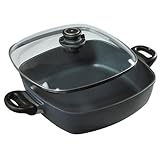 Swiss Diamond Cast-Aluminum Nonstick 11-by-11-Inch Square Casserole with Lid
