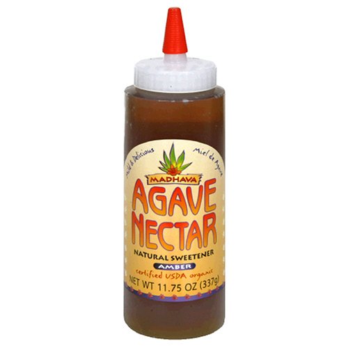 Madhava Raw Pure Organic Nectar, Amber, 11.75-Ounce Bottles (Pack of 12) by Madhava