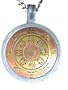Buddhist Dharma Wheel Talisman Amulet Pendant Necklace
