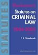 Statutes on Criminal Law 2004/2005 (Blackstone's Statute Series)