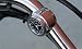 MOTORCYCLE - C-MOUNTS HANDLEBAR MOUNT CLOCK - CHROME - BLACK CLOCK FACE- FITS 1