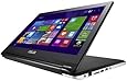 ASUS TP550LA Transformer Dual-Mode (Laptop or Tablet) Convertible Laptop (15.6-Inch HD Multi-Touch Screen, Intel Core i5-4210U up to 2.7GHz, 6G DDR3, 1T HDD, Super-Mini DVD Burner, Windows 8.1, Black Hairline-Textured Aluminum Finish)