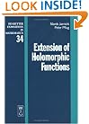 Extension of Holomorphic Functions (De Gruyter Expositions in Mathematics, 34)