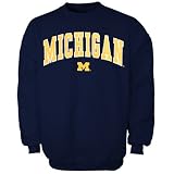 Michigan Wolverines Navy Blue Mascot One Sweatshirt