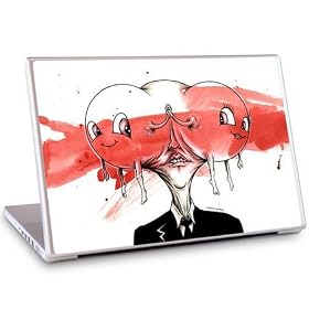 15" PC Laptop, MacBook Pro & PowerBook Skin Holy Matrimony by Alex Pardee GelaSkin Adhesive Cov