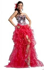 Chiffon/Taffeta/Tulle Crystals Crystal Beaded Slit Lace Applique Mermaid Quinceanera Dress 
