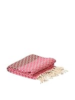 Pandora Toalla Spa&Beach Natural (Fucsia/Rojo)