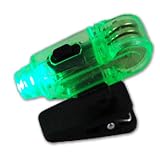 Clip-On Super-Bright LED Swivel Light - Green LED
