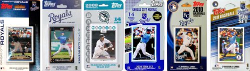 MLB Kansas City Royals 6 Different Licensed Trading Card Team Sets
