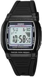 Casio Men's W201-1AV Alarm Chronograph Watch
