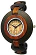Tense Natural Wood Sandalwood Classy Round 2-tone Watch L8205DS