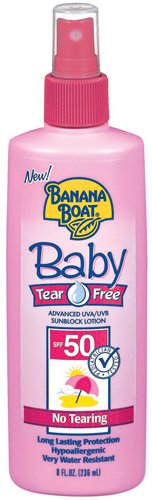 Banana Boat Baby Tear Free Spray Lotion - SPF 50 8 oz