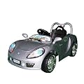 Kids Ride On Car Aston Martin Style Electric Battery Powered with MP3 Input Speaker Remote Control Silver
