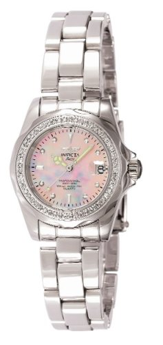 Invicta Signature Pro Diver 7102 Lady Diamond Diver Pink Dial Women's Watch