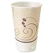 SOLO® Cup Company Symphony Design Trophy Foam Hot/Cold Drink Cups, 16 oz., Beige, 1000 Cups/Carton