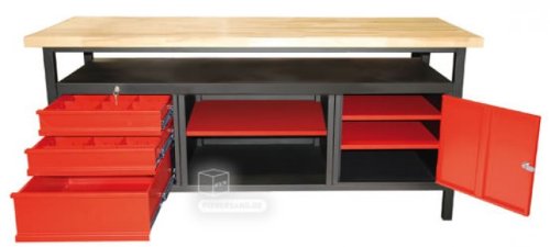  Hergestellt für DEMA Werkbank XL 1700 Türe/Schubladen/Ablage anthrazit