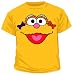 Sesame Street Zoe Head Gold T-Shirt Tee (Juvenile)