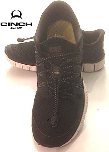 Cinch Laces: The Highest Quality Elastic Laces with Locks for Shoes and Boots (4 Laces and Lock Sets) - 40 Inches, Black, Stretchy, Comfortable and Ideal for Adults (Men & Women), Kids and the Elderly - Perfect for Everyday Use, Hiking, Triathlons, Sports or Work - Comes with a Lifetime Guarantee!