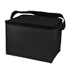 EasyLunchboxes Insulated Lunch Box Cooler Bag, Black