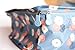 Itraveller 7 set Packing Cubes-3 travel Cubes 3 Bags 1 Shoe Bag (Blue Dasiy)