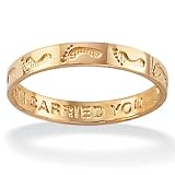 10k Gold Footprints Ring