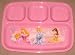 Disney Princess Zak 4 Section Divided Meal Tray Plate