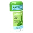 Alba Deoderant stick, Aloe Unscented, 2-Ounce Tubes (Pack of 4)