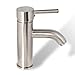 Decor Star® BRG01-SB-U Single Handle Bathroom Vanity Sink Lavatory Faucet UPC cUPC NSF Lead Free Brushed Nickel