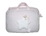 Baby Travel Bag/ Diaper Tote Bags, Moons & Stars Collection - Pink