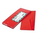 Quality Park Colored Envelope, Traditional, #10, Red, 25 per Pack (11134)