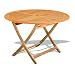 Langkawi Folding Round Teak Table