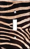 Faux Zebra Fur Switch Plate