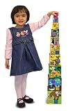 Melissa & Doug Deluxe 10-Piece Alphabet Nesting and Stacking Blocks