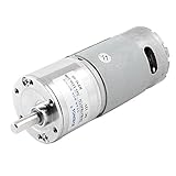uxcell DCギヤードモータ　ギヤボックスモーター　減速機　磁気　DC 12V 40RPM　２端子