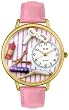 Whimsical Watches Unisex Beautician Female Gold Watch G0630001