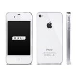 iPhone 4S/4 両対応ケース (アイフォン 4S/4 カバー) | Hard case for iPhone4S/4 (iPhone4S/4用ハード ケース) クリア (保護フィルム付) | IRUAL au/Softbank対応